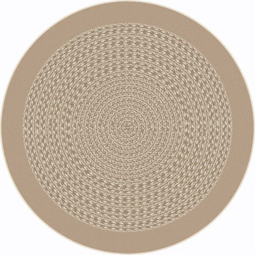 Like Home Rug, Beige, 7'7" Round