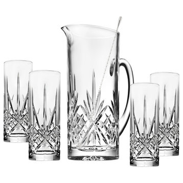 Dublin Tom Collins Glassware and Pitcher Set of 5