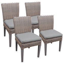 Contemporary Outdoor Dining Chairs by Design Furnishings