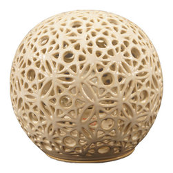 Orb Off-White Lamp - Table Lamps