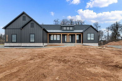 Example of an exterior home design in Other