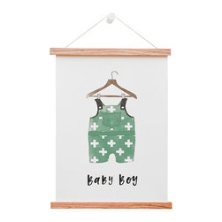 Baby Boy Print - Drawings And Illustrations