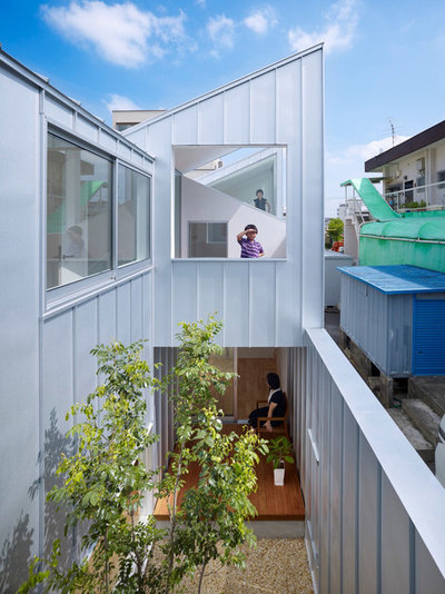 Moderne Façade by Tomohiro Hata Architects & Associates