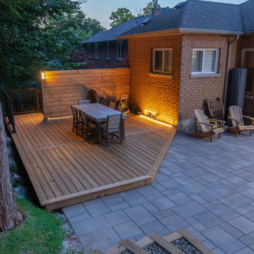 Custom Multi-Level Cedar Deck & Outdoor Living Space