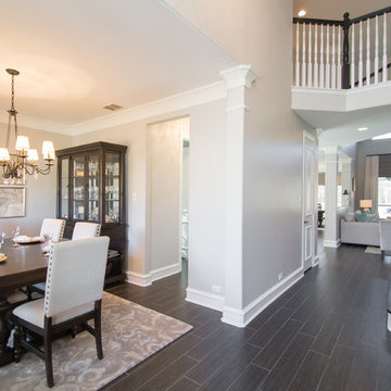 Whole House Contemporary Renovation | Black Wood Tile Planks