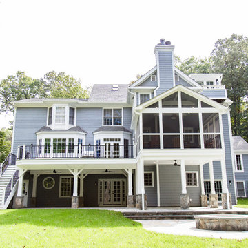 Composite Deck, Screened Porch, Underdeck Drainage and Patio