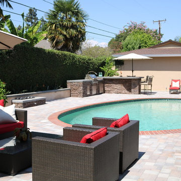 Interlocking Paver Pool Deck