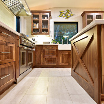 Mequon Mastery: A Walnut Wood Kitchen Transformation