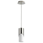 Oxygen Lighting - Oxygen Lighting 3-677-220 Ellipse - 10.75 Inch 5.1W 1 LED Short Pendant - Warranty: 1 Year/1 Year on LED eclictEllipse 10.75 Inch 5 Black White Opal GlaUL: Suitable for damp locations Energy Star Qualified: n/a ADA Certified: n/a  *Number of Lights: 1-*Wattage:5.1w LED bulb(s) *Bulb Included:Yes *Bulb Type:LED *Finish Type:Black