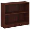 Bush Furniture Universal 2 Shelf Bookcase in Vogue Cherry