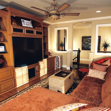 Open Loft Over Dining Room