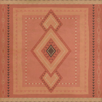 Pattern 61 Indie 36x36 Vintage Vinyl Floorcloth
