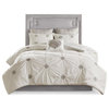 100% Cotton 6 Pcs Comforter Set With Over All Embroidery, MP10-6184