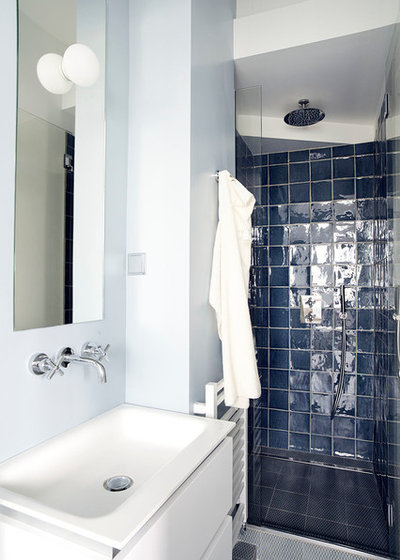 Современный Ванная комната by LORRAINE COLSON | Architecte d'Intérieur