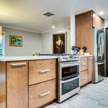 Mid-Century Modern Kitchen Design Alexandria, VA
