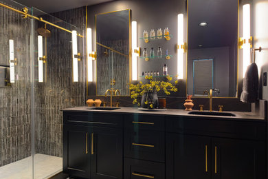 Example of a transitional bathroom design in DC Metro