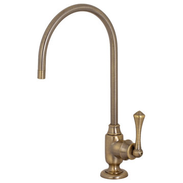 Kingston Brass Single-Handle Water Filtration Faucet, Antique Brass