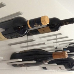 Modern Wine Racks - Pure White Modular Wine Storage Panels (STACT) - Wine Racks