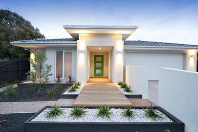 Contemporary exterior in Sunshine Coast.