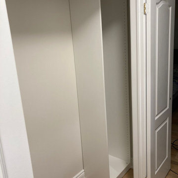 IKEA Pax Closet within regular closet space