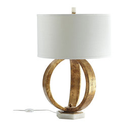 GOLD SPHERE LAMP - NEW - Table Lamps