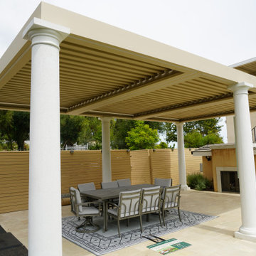 Metal Louvered Pergola