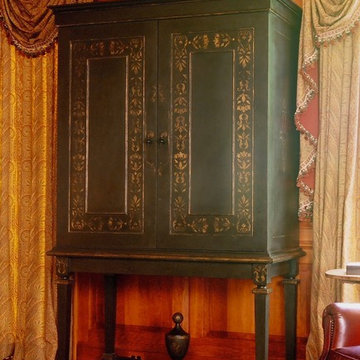 Painted Television Cabinet