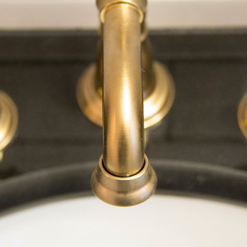Delta champagne bronze faucet