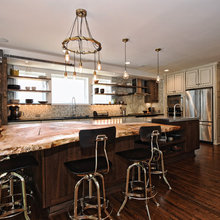 kitchen island live edge