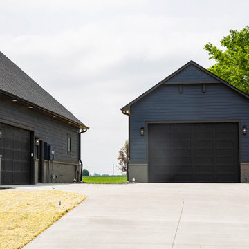 Modern Blue Ranch Home