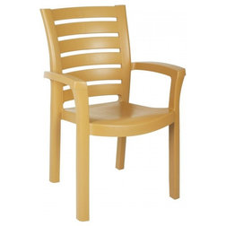 Contemporary Outdoor Dining Chairs by Quality Construction Supply