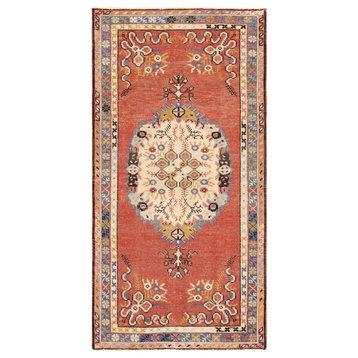Pasargad Vintage Anatolian Collection Hand-Knotted Wool Area Rug- 3' 0" X  5' 9"