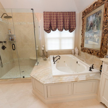 Spacious master bath