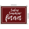 Valentines Sentiment VII Forever by Tara Reed Framed Canvas Wall Art