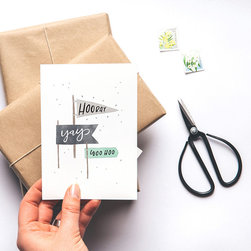 Hooray Flags Greeting Card - Accessories and Decor