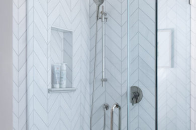 Inspiration for a transitional bathroom remodel in DC Metro
