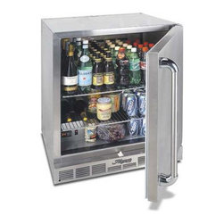 Alfresco 28" All-weather Refrigerator, Stainless Steel | URS-1 - Outdoor Products