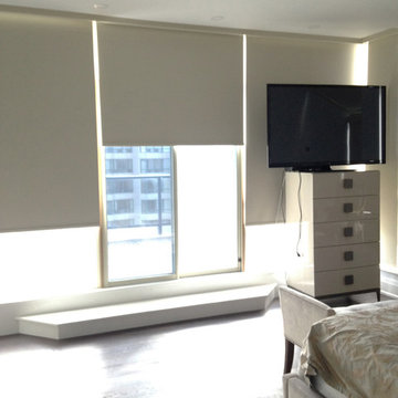 Chevron Roller Shade, Combi Blinds