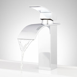 SEDALIA SINGLE-HOLE WATERFALL FAUCET - Bathroom Sink Faucets