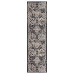Mohawk Home - Mohawk Home Woven Aurora Area Rug, Grey, 2' 1" x 5' - Live in luxurious style with the Mohawk Home Aurora Area Rug featuring an ornamental medallion design with subtle distressing in a versatile neutral beige, cream, and grey color palette combination. Flawlessly finished with advanced machine woven technology, this area rug offers a lavish soft feel, brilliant color clarity, and richly defined details with the dependable durability needed for busy households. Available in scatters, runners, and popular sizes such as 5" x 8" and 8" x 10", this area rug is an excellent choice for adding style to a variety of spaces in your home such as the living room, dining room, bedroom, office, kitchen, hallway, entryway, and more.