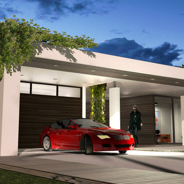 Miami Beach Courtyard Residence