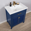 Cameron 30" Single Sink Vanity, Blue