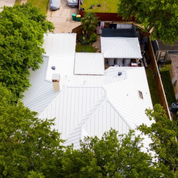 Beautiful light standing seam roof