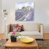 "Lavender Fields" by Debi Coules, Canvas Print, 12"x12"