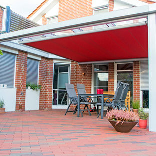 Terrassen-Überdachung Flachdach mit Glas