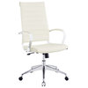 Jive Highback Faux Leather Office Chair, White