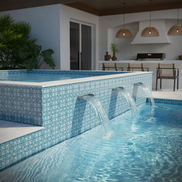 Porcelain Pool Tile Designs