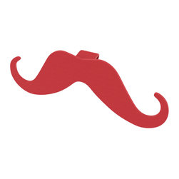 Disegnouno - 3D Printed The Handlebar Mustache Clip - Decorative Objects And Figurines