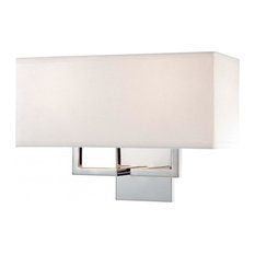 50 Most Por Wall Sconces With An On Off Switch For 2019 Houzz Minka George Kovacs Decorative Wall Sconces 2 Light Chrome Shade