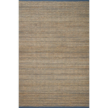 Angela Rose x Loloi Colton Natural / Navy 2'-0" x 3'-0" Accent Rug
